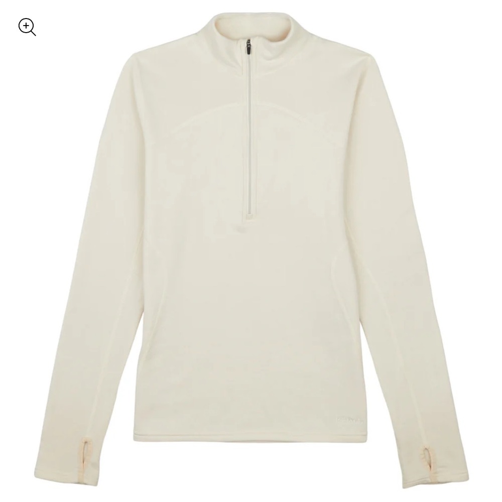 Patagonia W's Capilene® 4 Expedition Weight Zip Neck in Cream Size medium